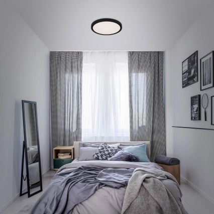 Briloner 3071-015 - LED Ceiling light RUNA LED/24W/230V black