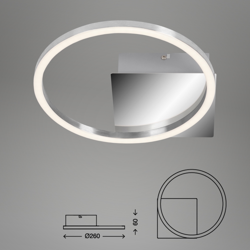 Briloner 3106-018 - LED Dimmable ceiling light FRAMES LED/7,5W/230V