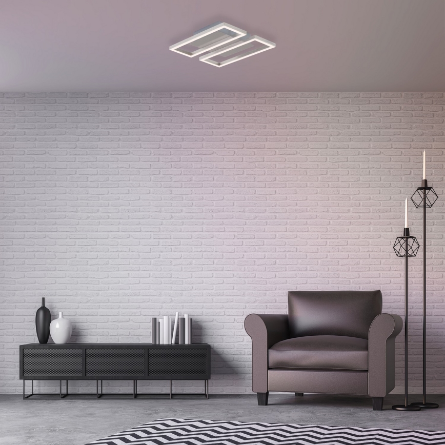 Briloner 3107-012 - LED Dimmable ceiling light FRAME 2xLED/7,25W/230V