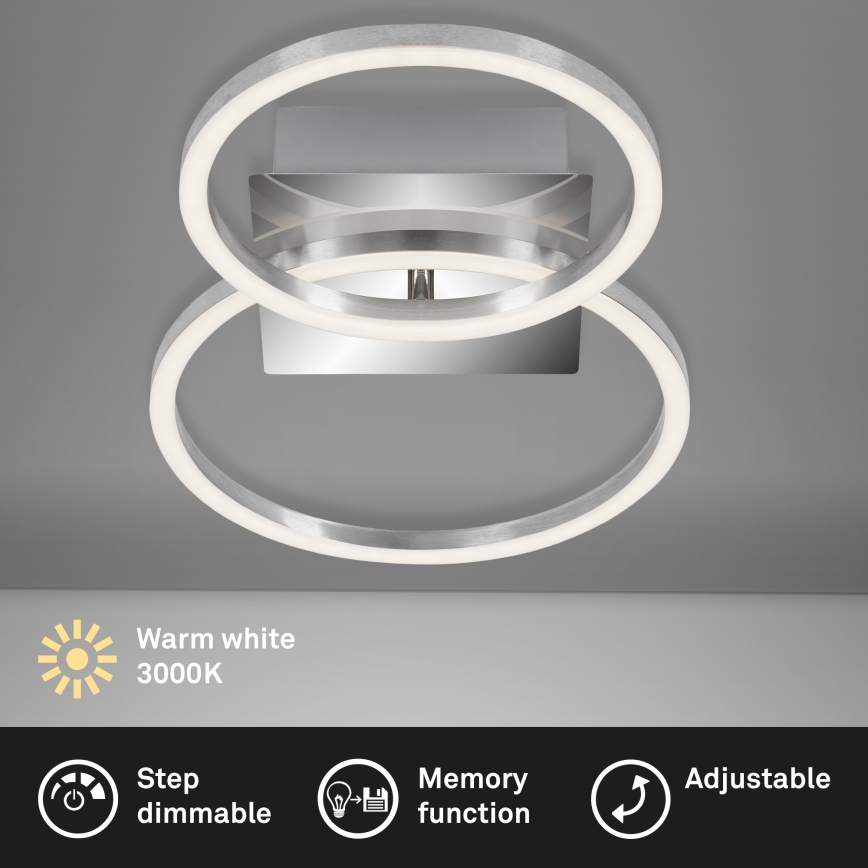 Briloner 3110-018 - LED Dimmable ceiling light FRAMES LED/16W/230V