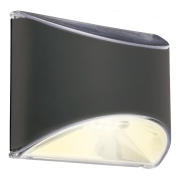 Briloner 3133015 - LED Solar wall light LED/2W/3,7V IP44 3000K