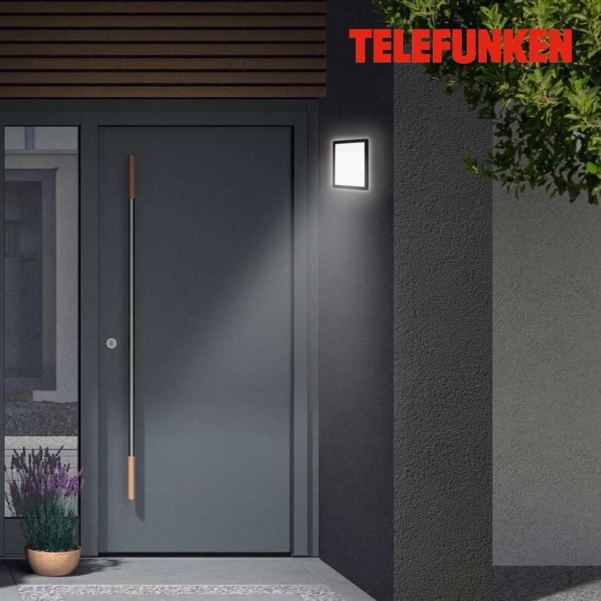 Briloner 313505TF - LED Outdoor wall light LED/15W/230V IP44 4000K black