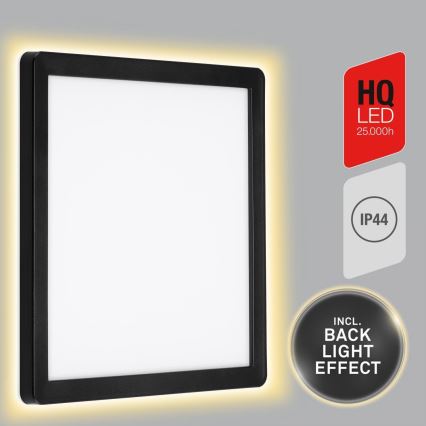 Briloner 313505TF - LED Outdoor wall light LED/15W/230V IP44 4000K black