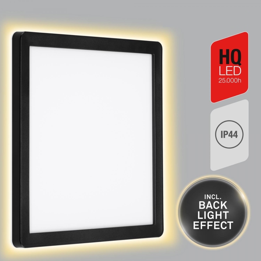 Briloner 313505TF - LED Outdoor wall light LED/15W/230V IP44 4000K black