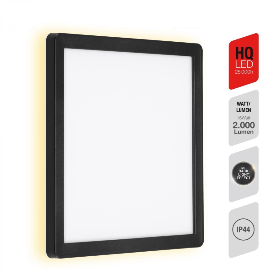 Briloner 313505TF - LED Outdoor wall light LED/15W/230V IP44 4000K black