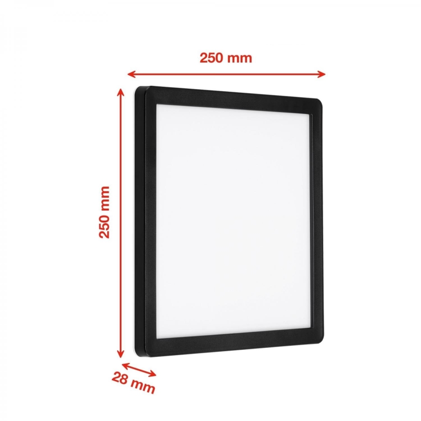 Briloner 313505TF - LED Outdoor wall light LED/15W/230V IP44 4000K black