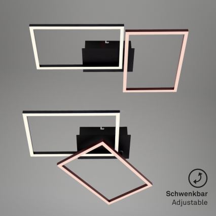 Briloner 3149-018 - LED Dimmable surface-mounted chandelier FRAME 2xLED/15W/230V + remote control