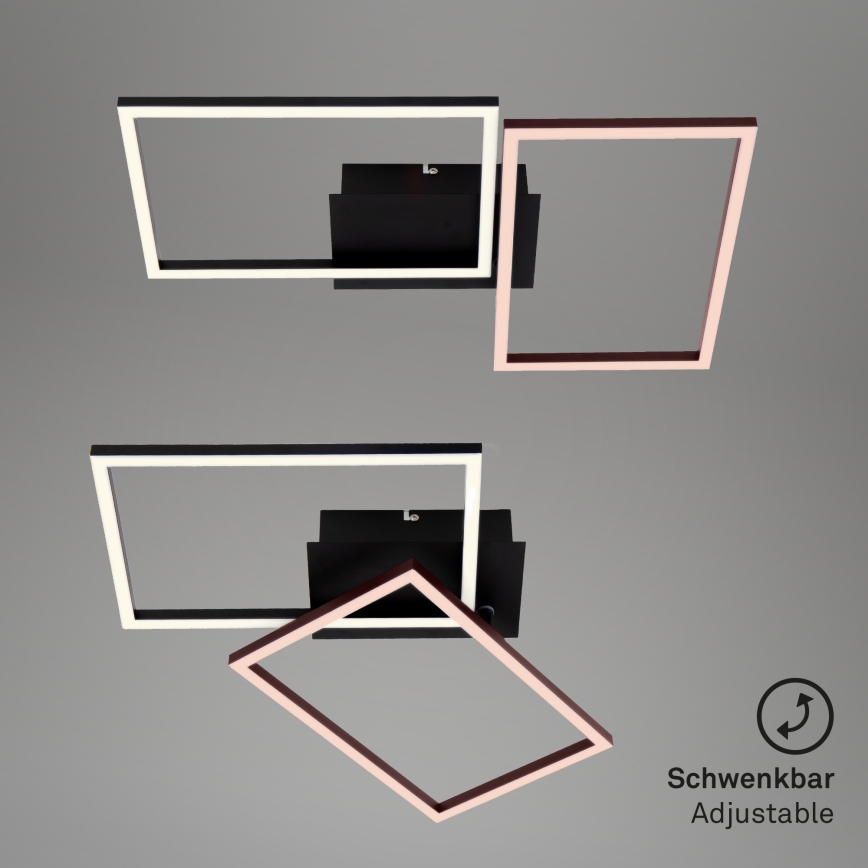 Briloner 3149-018 - LED Dimmable surface-mounted chandelier FRAME 2xLED/15W/230V + remote control