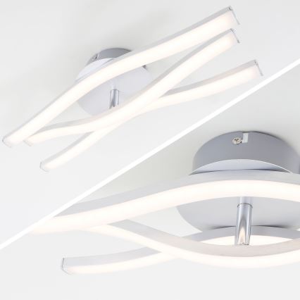 Briloner 3186-039 - LED Surface-mounted chandelier GO 3xLED/6W/230V