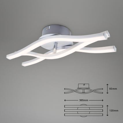 Briloner 3186-039 - LED Surface-mounted chandelier GO 3xLED/6W/230V