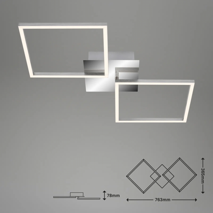 Briloner 3192-018 - LED Ceiling light FRAMES 2xLED/16W/230V