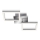 Briloner 3207-018 - LED Ceiling light FRAMES 2xLED/8W/230V