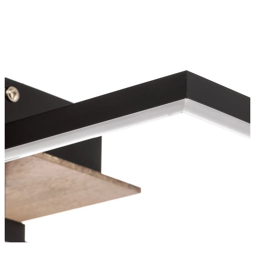 Briloner 3210-014 - LED Dimmable ceiling light FRAME 2xLED/11W/230V brown