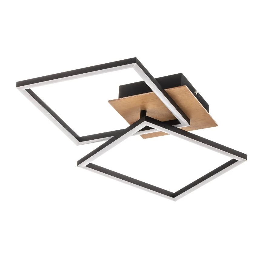 Briloner 3210-014 - LED Dimmable ceiling light FRAME 2xLED/11W/230V brown