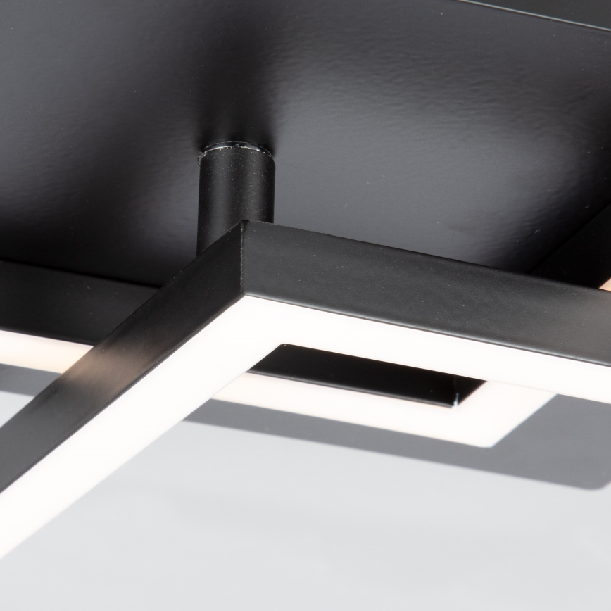Briloner 3210-015 - LED Dimmable ceiling light FRAME 2xLED/11W/230V black