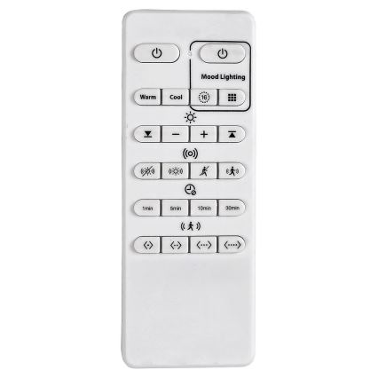 Briloner 3227-015 - LED RGB Dimmable ceiling light with sensor TALENA LED/24W/230V black + remote control