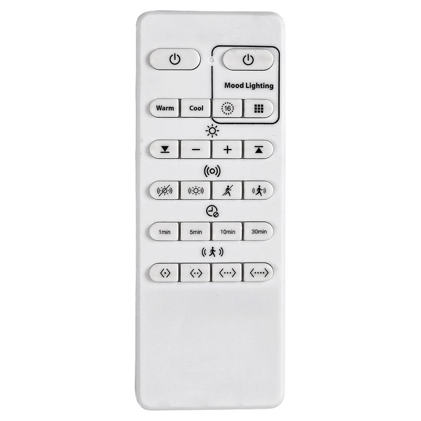Briloner 3227-015 - LED RGB Dimmable ceiling light with sensor TALENA LED/24W/230V black + remote control