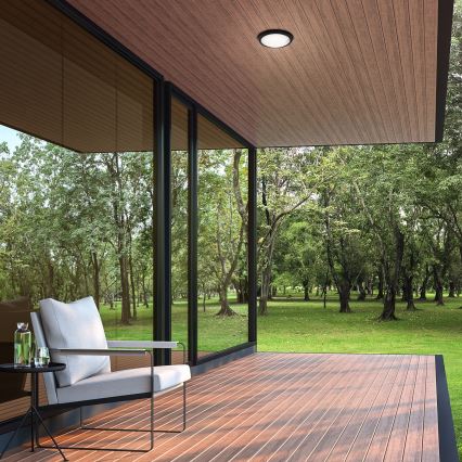 Briloner 3352-015 - LED Outdoor light with a sensor HELSINKI LED/12W/230V IP44