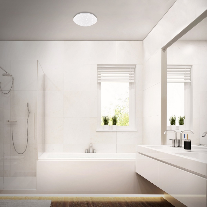Briloner 3360-016 - LED Bathroom ceiling light STARRY SKY LED/12W/230V IP44