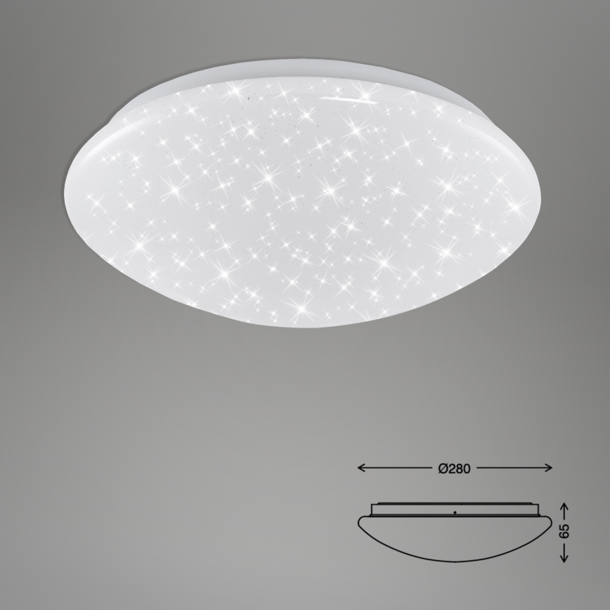 Briloner 3360-016 - LED Bathroom ceiling light STARRY SKY LED/12W/230V IP44