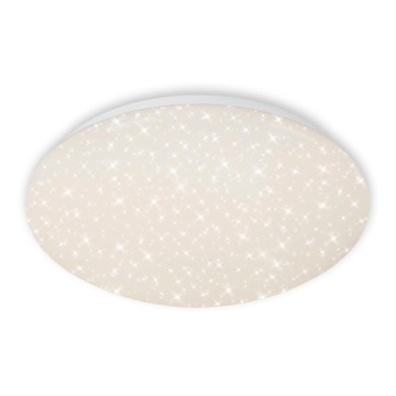 Briloner 3373-016 - STARRY LED Dimmable Ceiling Light LED/15W/230V 3000–6500K Ø 28 cm White + Remote Control