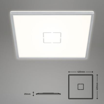 Briloner 3393-014 - LED Ceiling light FREE LED/22W/230V 42x42 cm
