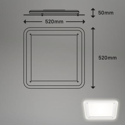 Briloner 3397-016 - LED Ceiling light FREE LED/22W/230V
