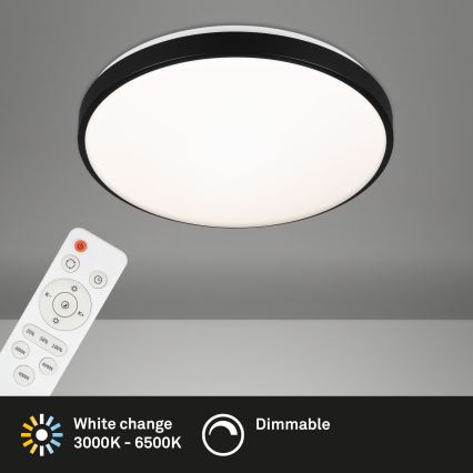 Briloner 3430-015 - LED Dimmable ceiling light MANNY LED/48W/230V + remote control
