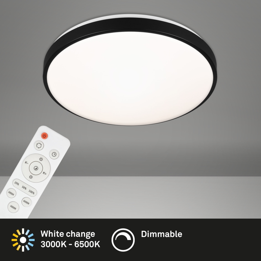 Briloner 3430-015 - LED Dimmable ceiling light MANNY LED/48W/230V + remote control