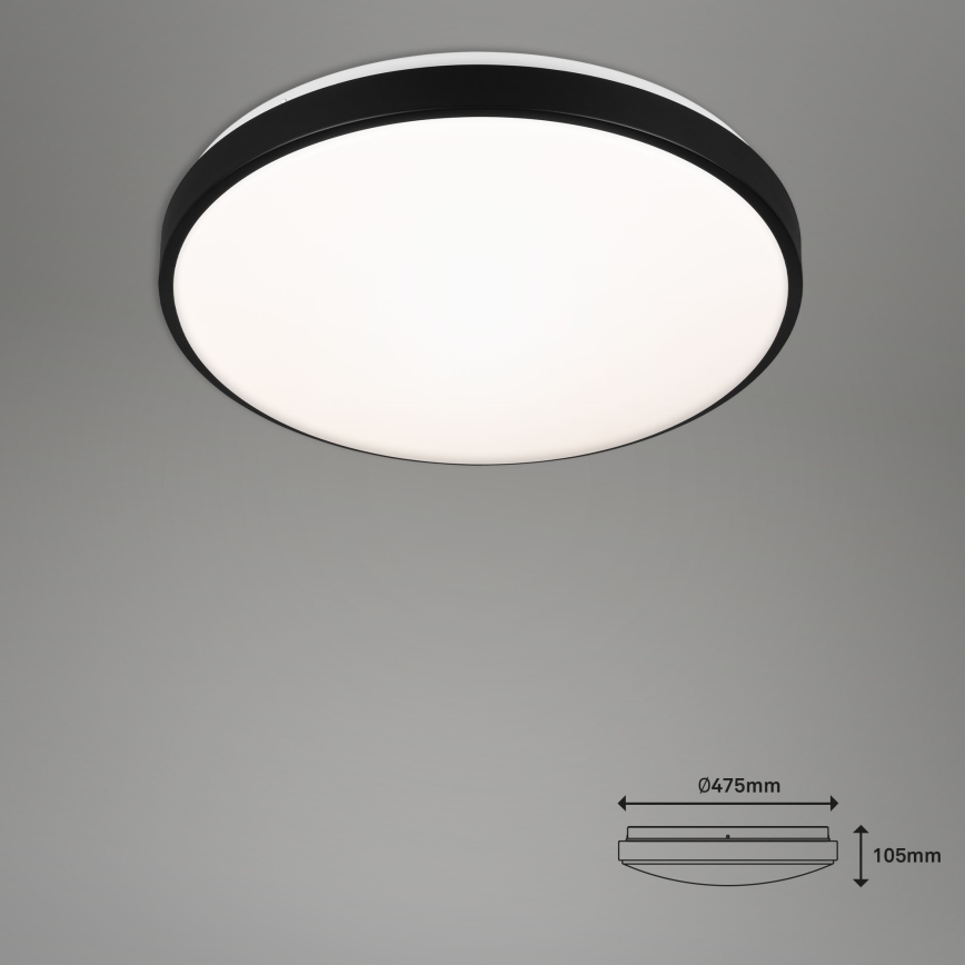 Briloner 3430-015 - LED Dimmable ceiling light MANNY LED/48W/230V + remote control