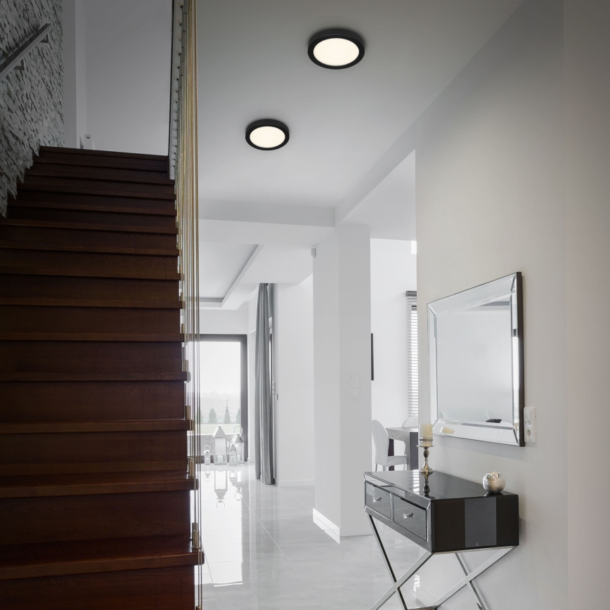 Briloner 3465-415 - LED Ceiling light FIRE LED/16,5W/230V d. 22,5 cm