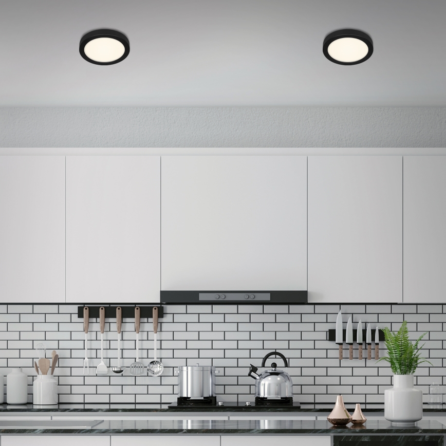 Briloner 3465-415 - LED Ceiling light FIRE LED/16,5W/230V d. 22,5 cm