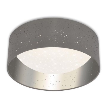 Briloner 3482014 - LED Ceiling light MAILA STARRY LED/12W/230V grey/silver