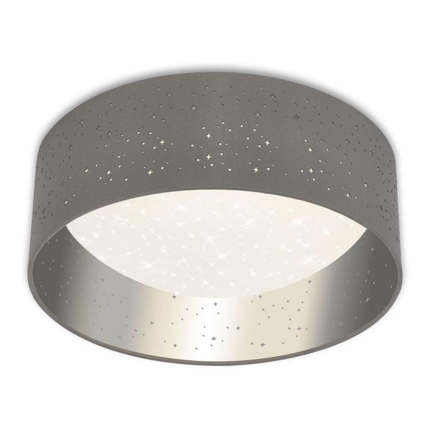 Briloner 3482014 - LED Ceiling light MAILA STARRY LED/12W/230V grey/silver