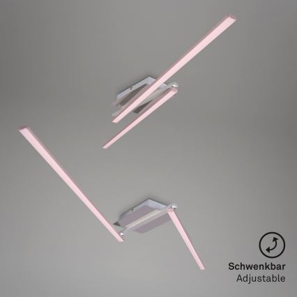Briloner 3500-018 - LED Surface-mounted chandelier STAFF 2xLED/6W/230V