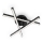 Briloner 3518-035 - LED Surface-mounted chandelier REY 3xLED/5W/230V