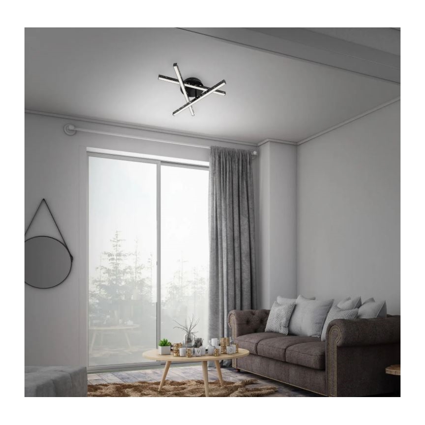 Briloner 3518-035 - LED Surface-mounted chandelier REY 3xLED/5W/230V