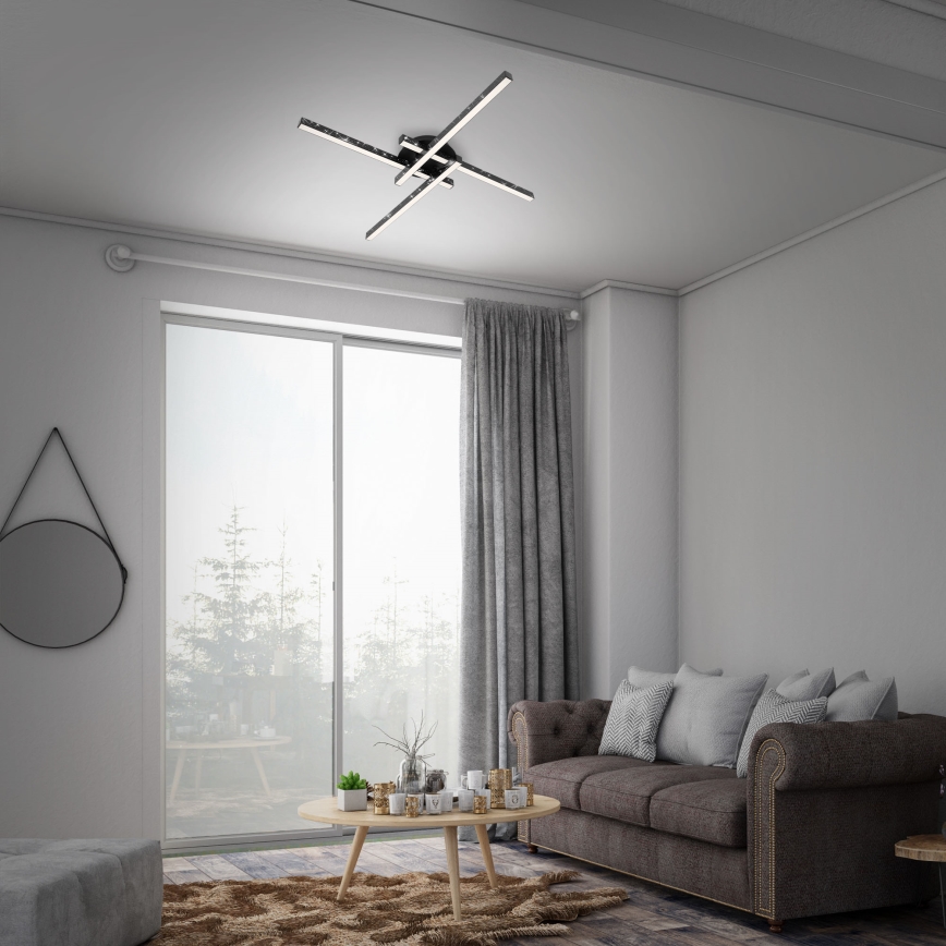 Briloner 3519-045 - LED Surface-mounted chandelier REY 4xLED/6W/230V