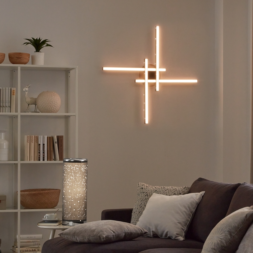 Briloner 3519-045 - LED Surface-mounted chandelier REY 4xLED/6W/230V