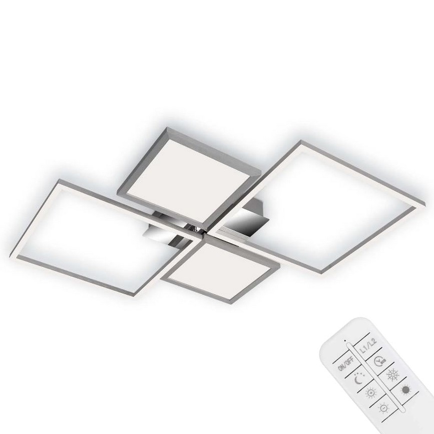 Briloner 3530-018 - LED Dimmable surface-mounted chandelier FRAME LED/40W/230V 3000-6500K + remote control