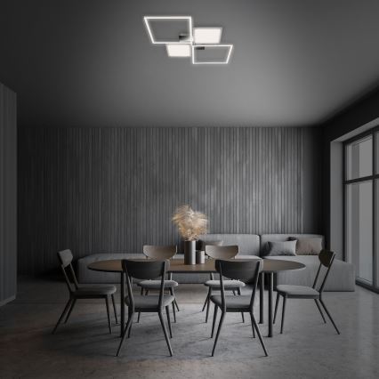 Briloner 3530-018 - LED Dimmable surface-mounted chandelier FRAME LED/40W/230V 3000-6500K + remote control