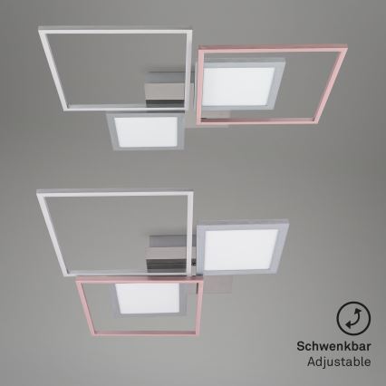 Briloner 3530-018 - LED Dimmable surface-mounted chandelier FRAME LED/40W/230V 3000-6500K + remote control