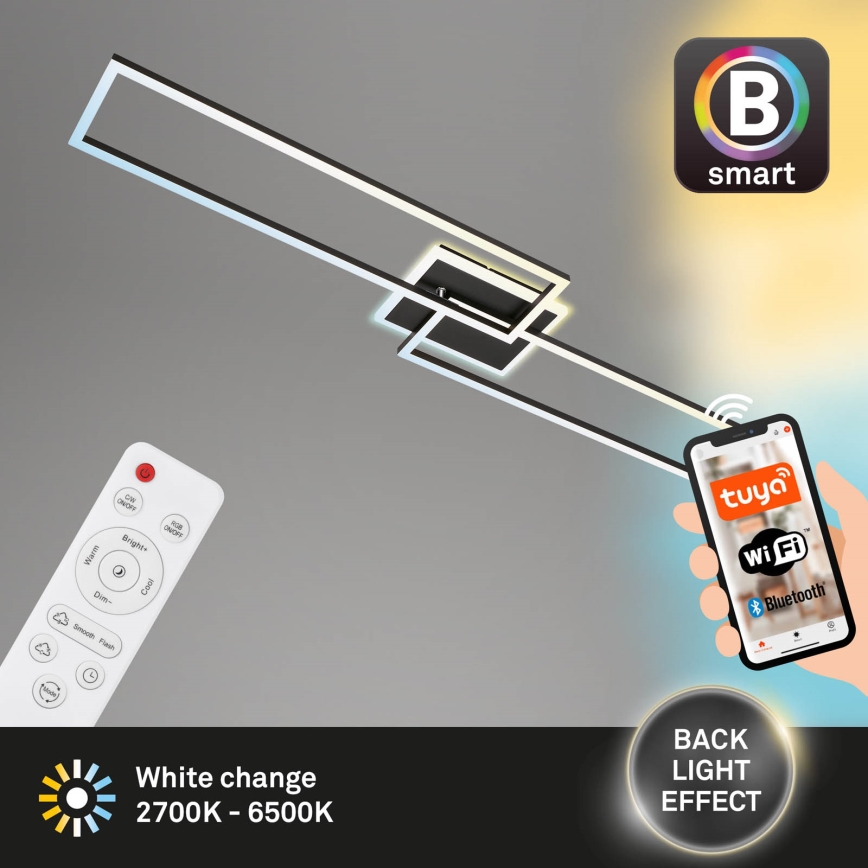 Briloner 3538-015 - LED Dimmable chandelier FRAME 2xLED/20W/230V 2700-6500K Wi-Fi Tuya + remote control