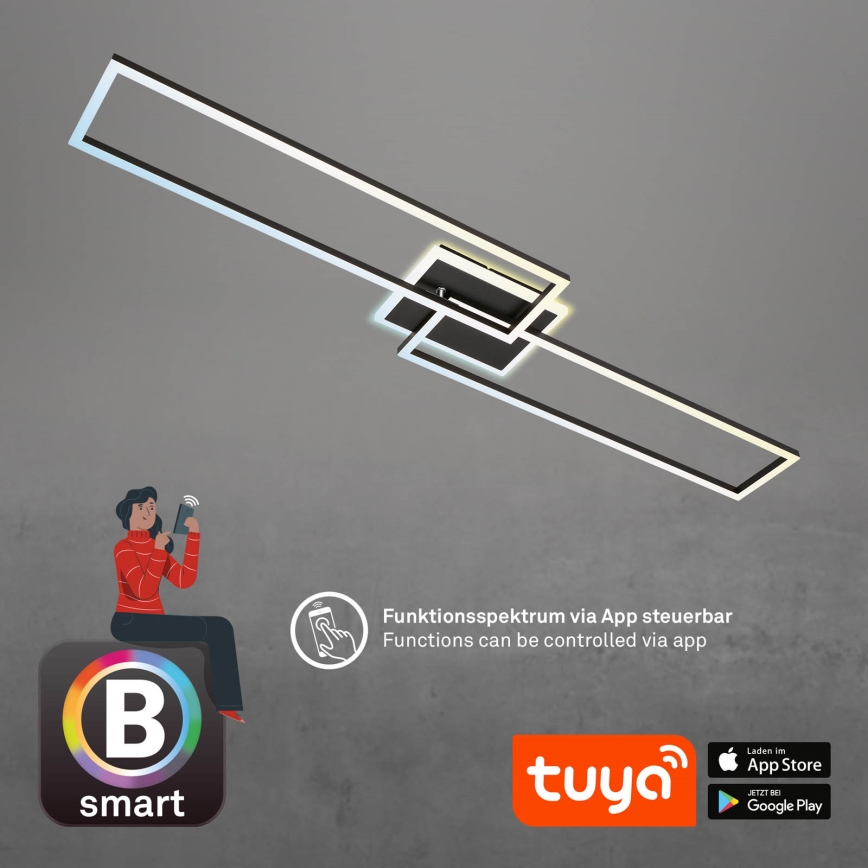 Briloner 3538-015 - LED Dimmable chandelier FRAME 2xLED/20W/230V 2700-6500K Wi-Fi Tuya + remote control