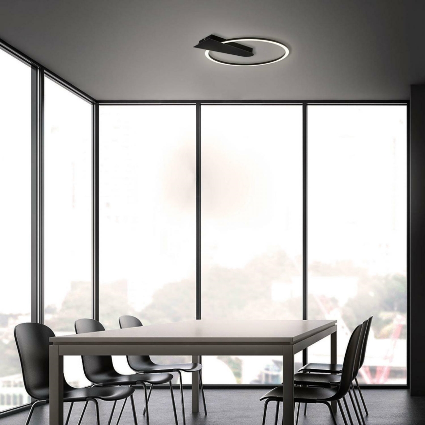 Briloner 3542-015 - LED Dimmable ceiling light NICO LED/12W/230V black