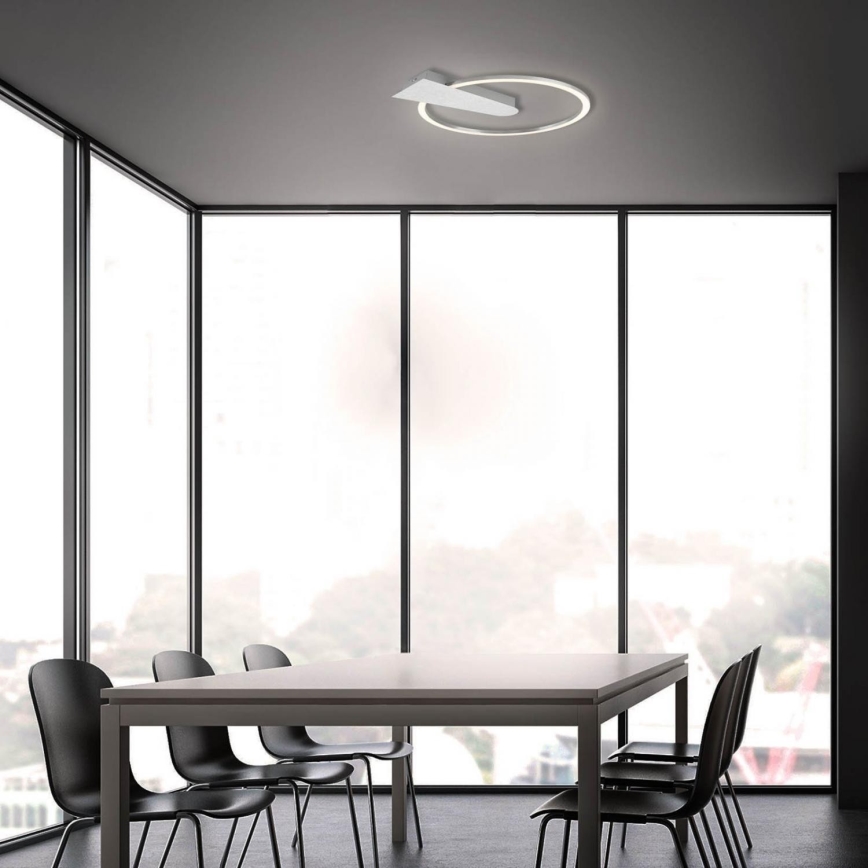 Briloner 3542-018 - LED Dimmable ceiling light NICO LED/12W/230V matte chrome