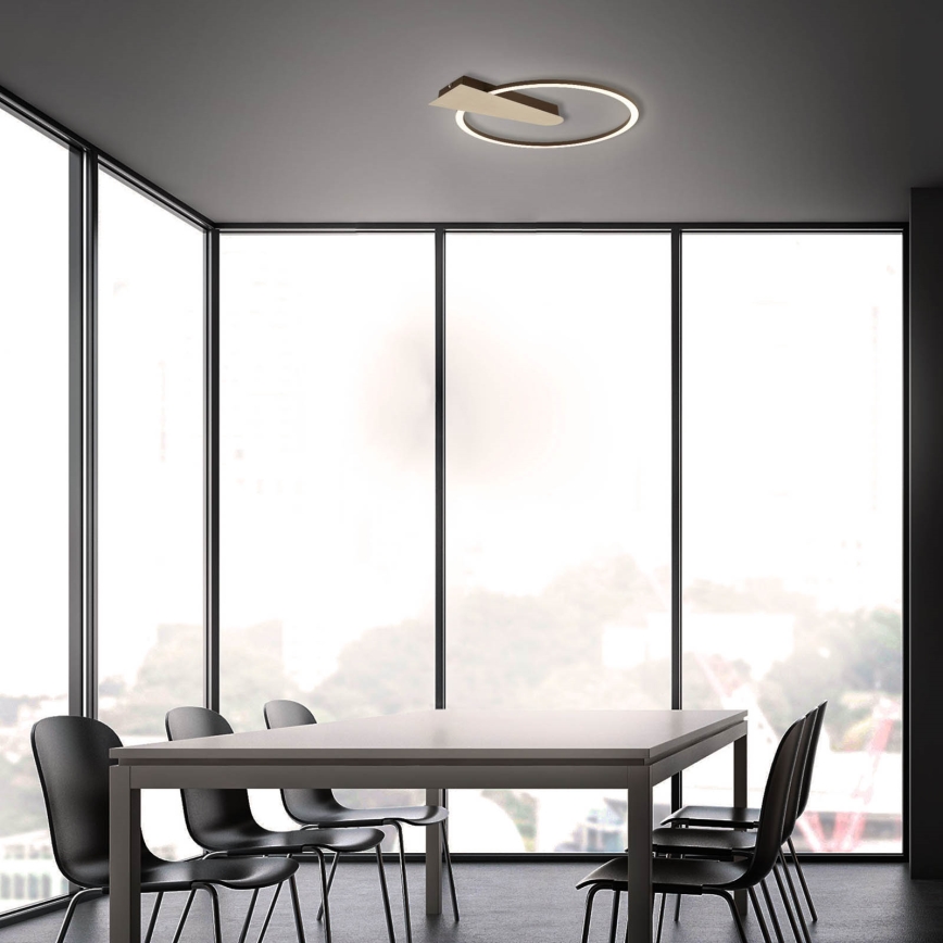 Briloner 3542017 - LED Dimmable ceiling light NICO LED/12W/230V gold