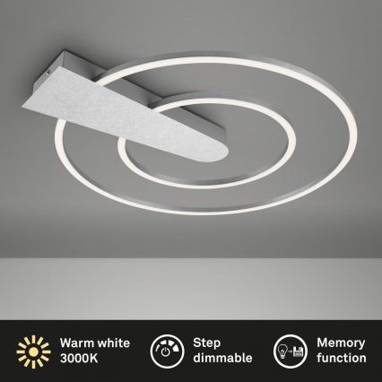 Briloner 3543-018 - LED Dimmable ceiling light NICO LED/25W/230V matte chrome