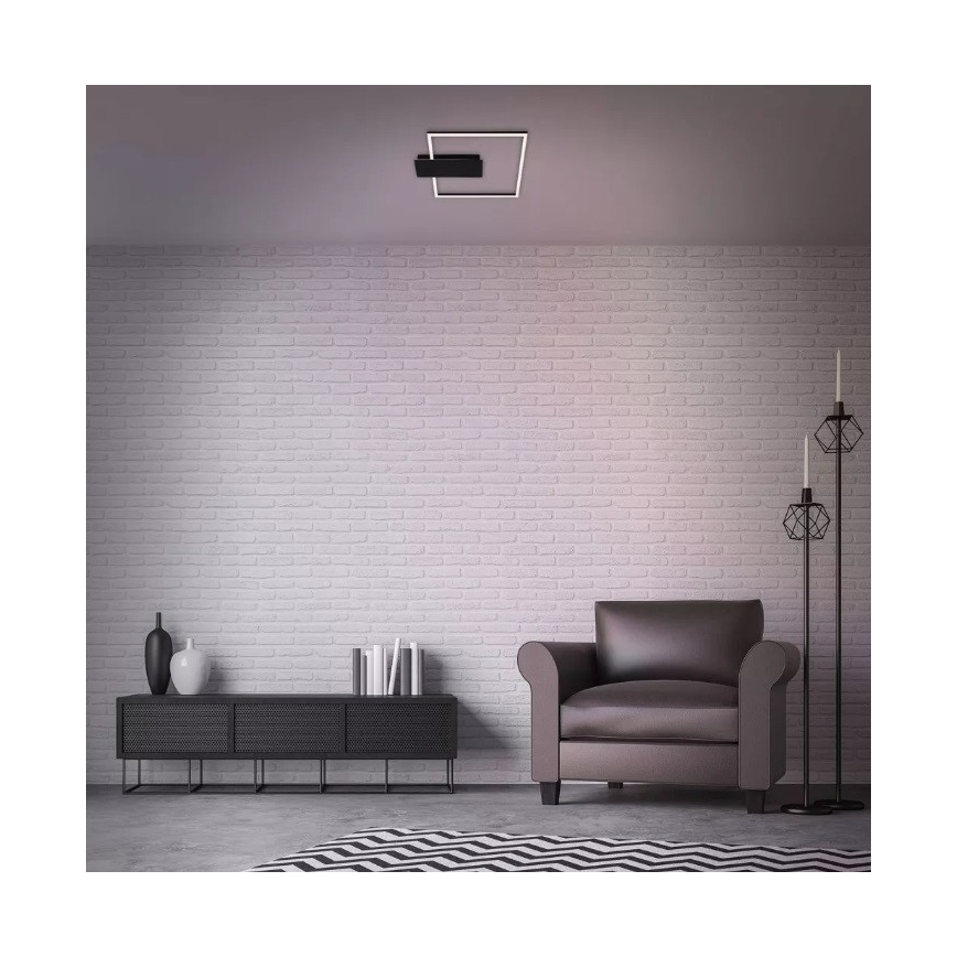 Briloner 3544-015 - LED Dimmable ceiling light NICO LED/12W/230V black