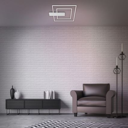 Briloner 3545-018 - LED Dimmable ceiling light NICO LED/25W/230V matte chrome